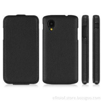 Lychee PU Vertical Flip Leather Case for LG Nexus 5